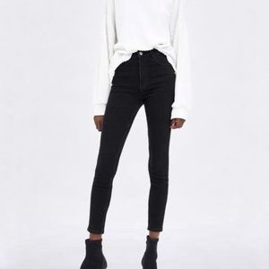 Zara high rise skinny jean